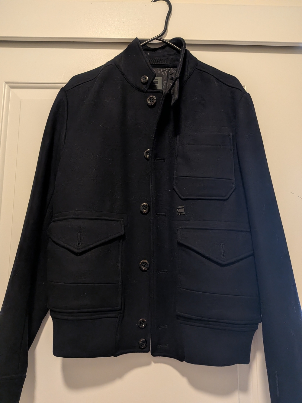 G-Star Men's Dark Navy Military Field Jacket